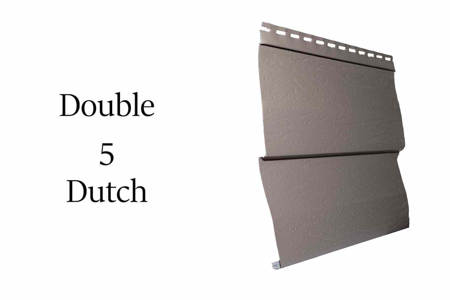 Double 5 Dutch metal siding