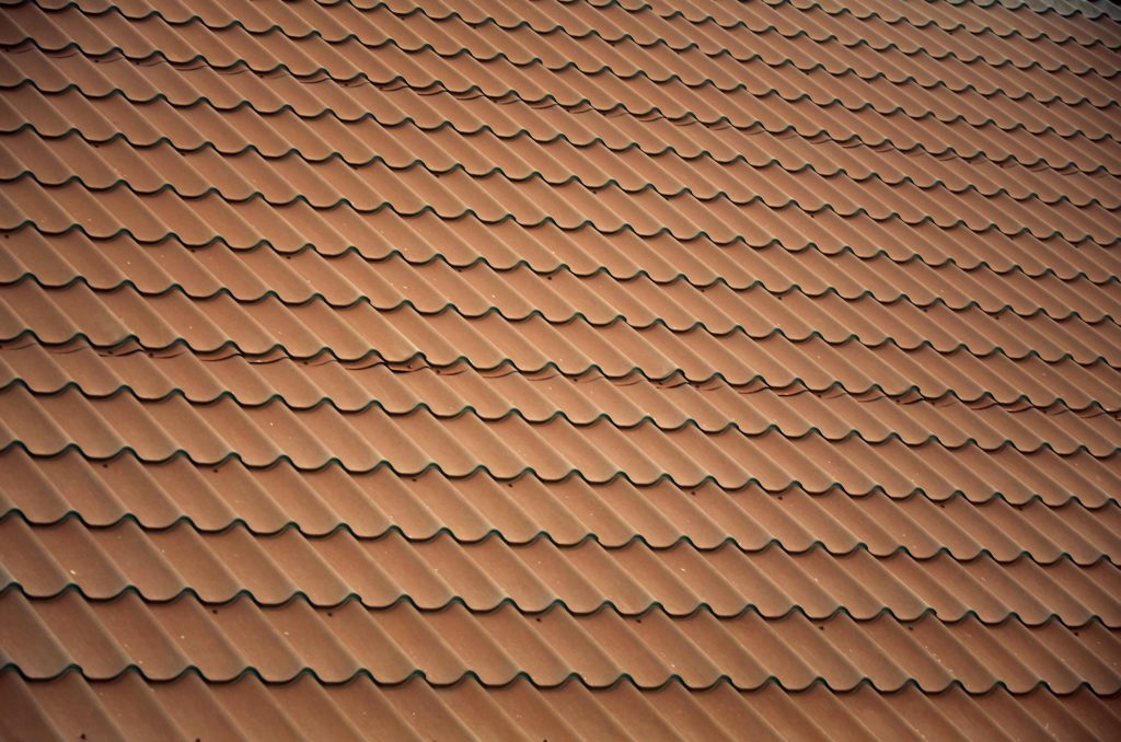 brown metal roof texture